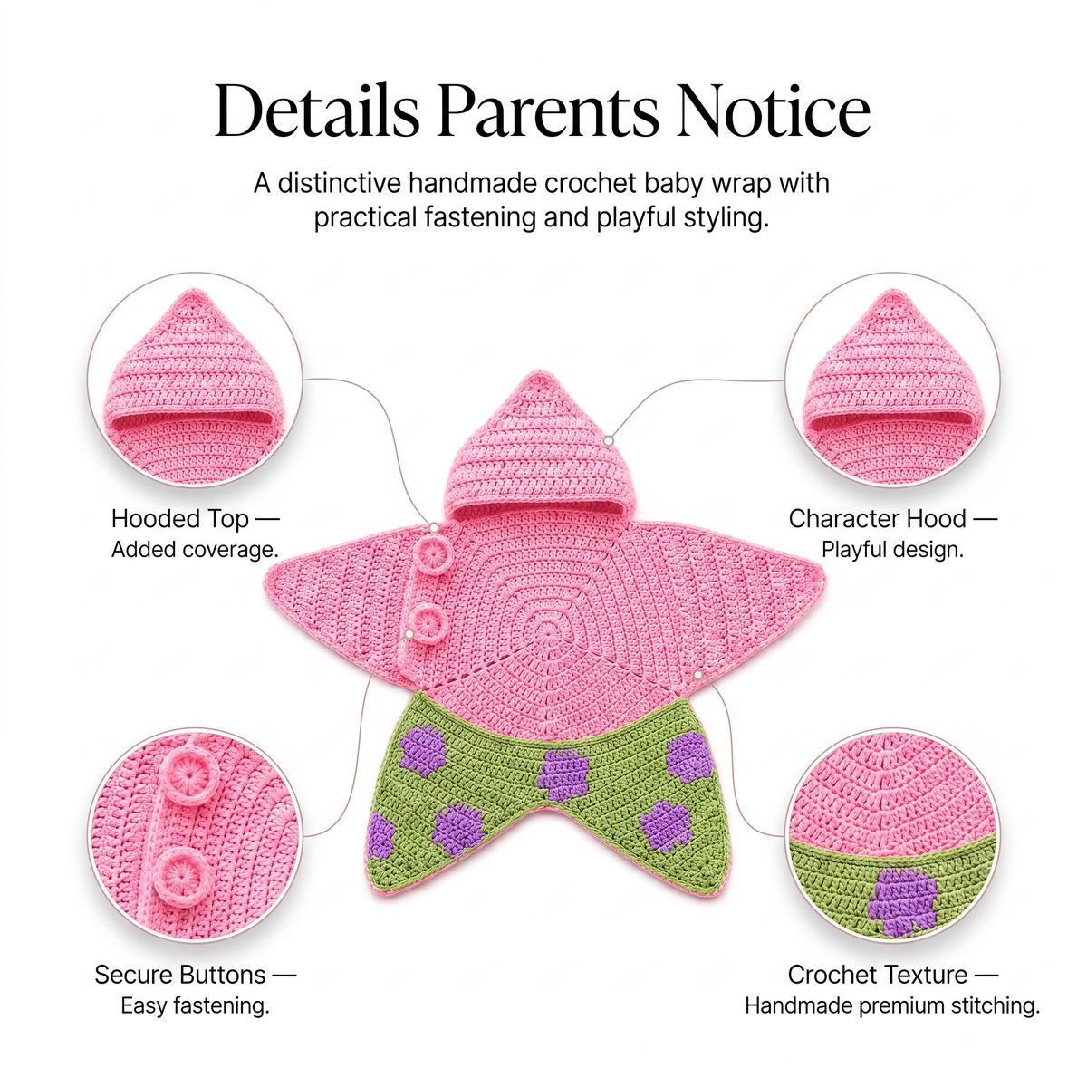 Materials β soft baby-friendly yarn