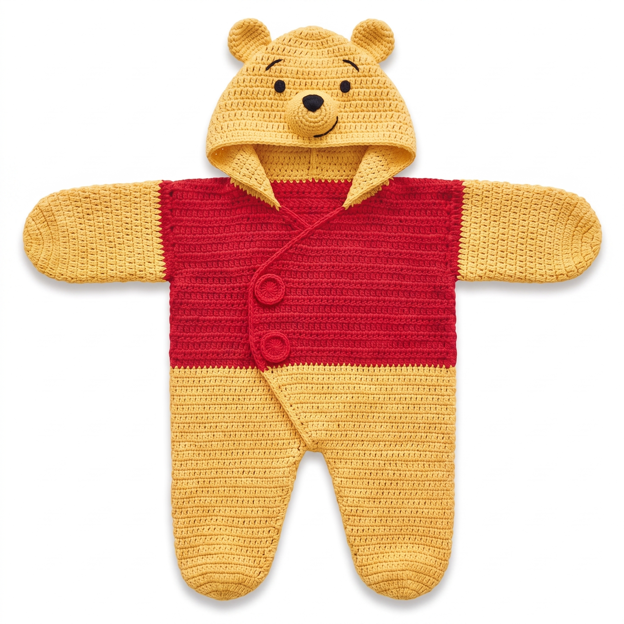 Crochet Honey Bear Baby Star Wrap