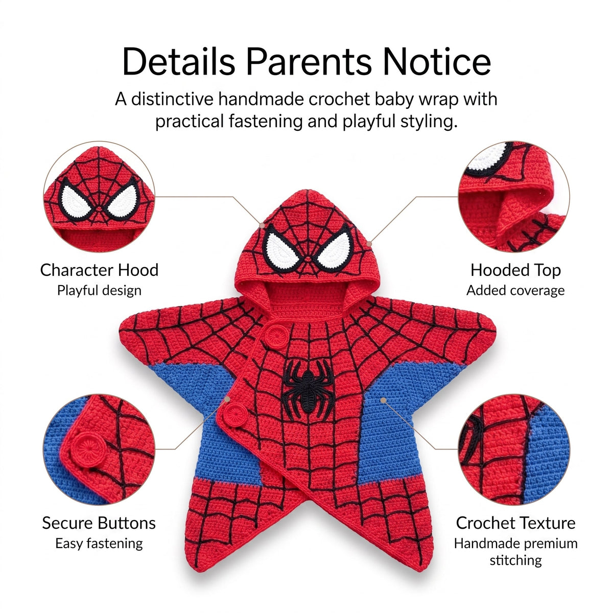 Materials — soft baby-friendly yarn
